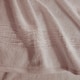 image 3 of Martex 600gsm Turkish Cotton Towel With Linen Blend Insert Border Pink Bath Sheet Pink