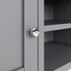 image 8 of Taberno Oak 2 Door TV Unit Dove Grey Grey