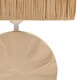 image 3 of Hestia Beige Ceramic Lamp with Raffia Shade Cream | Beige
