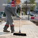 image 7 of Outdoor Garden 18" Stiff PVC Large Broom Stiff Brush