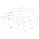 image 4 of Paxson Clic Clac Sofa Bed in Light Grey Fabric Grey | LIGHT GREY