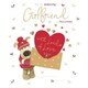 image 2 of Boofle Holding a Big Envelope Girlfriend Christmas Card