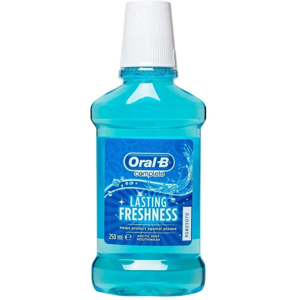 Oral-B Complete Lasting Freshness Mouthwash 250ml - Arctic Mint