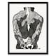 image 1 of Reijer Stolk Anatomical Study Of Mans Back Muscles Framed Wall Art Print A3