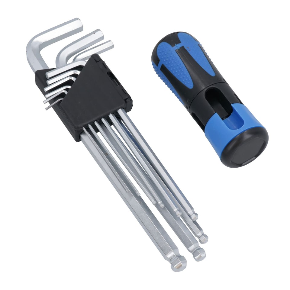 image 1 of Ball Ended Allen Alan Allan Keys Hex Key Set (MM / 9PCS) TE281