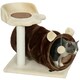 image 1 of PawHut Cat Tree with Scratching Post Bed Tunnel Toy Ball, 47cm, Dark Brown