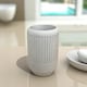 image 2 of Showerdrape Alexandria Bathroom Accessory Set - Soap Dish & Tumbler | Cream | 1