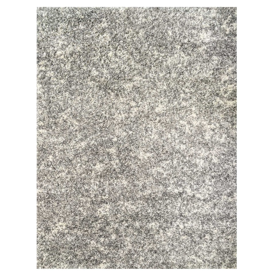 image 1 of KUKOON Silver Grey Mottled Shaggy Rug 160cm x 230cm