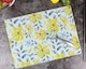 image 2 of Yellow Flowers Glass Worktop Saver - Large Kitchen Cutting/Chopping Board Gift