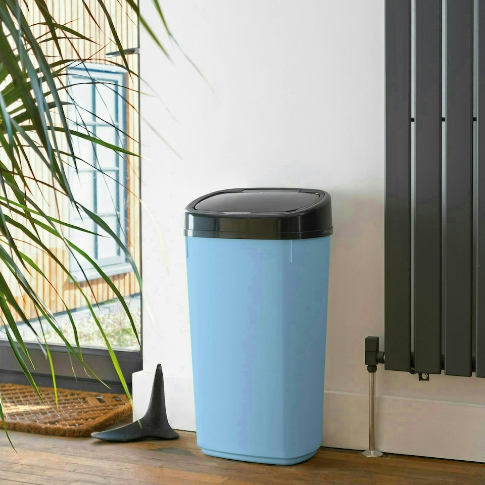 image 1 of Dihl 50L Sensor Bin Blue / Black Blue | 50