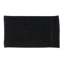 Towel City Luxury Guest Towel - Black - One Size