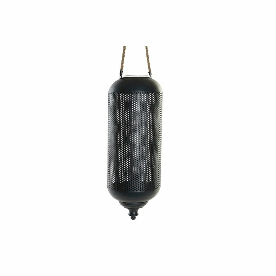 image 1 of Candleholder DKD Home Decor Black Metal Rope (22 x 22 x 63 cm) N/A