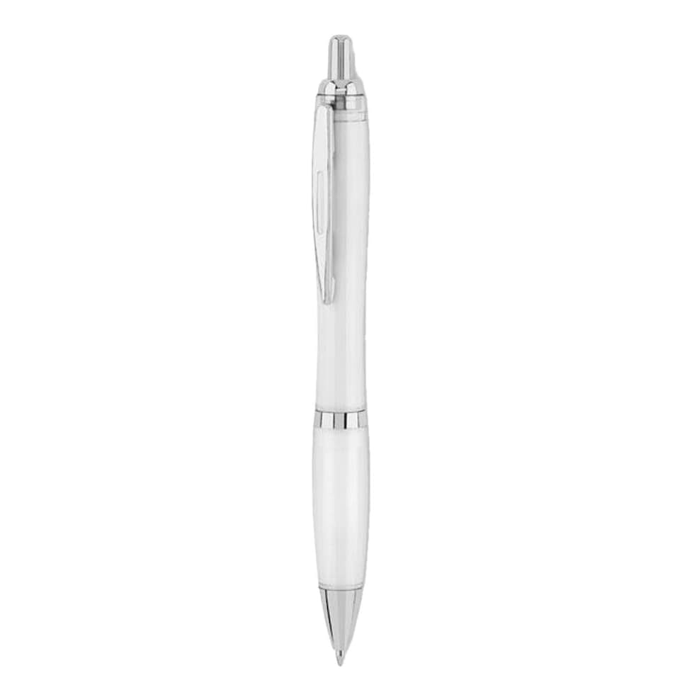 image 1 of MidOcean Rio RPET Ballpoint Pen - Transparent White - One Size