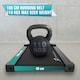 image 3 of Strongology MOTIONIC BLACK Home and Office Ultra Quiet Adjustable Speed 1-8km/h Slimline 2.5HP Bluetooth Treadmill with LED Display - Fully Assembled