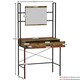 image 3 of Vida Designs Brooklyn 1 Drawer Dressing Table With Mirror - Dark Wood
