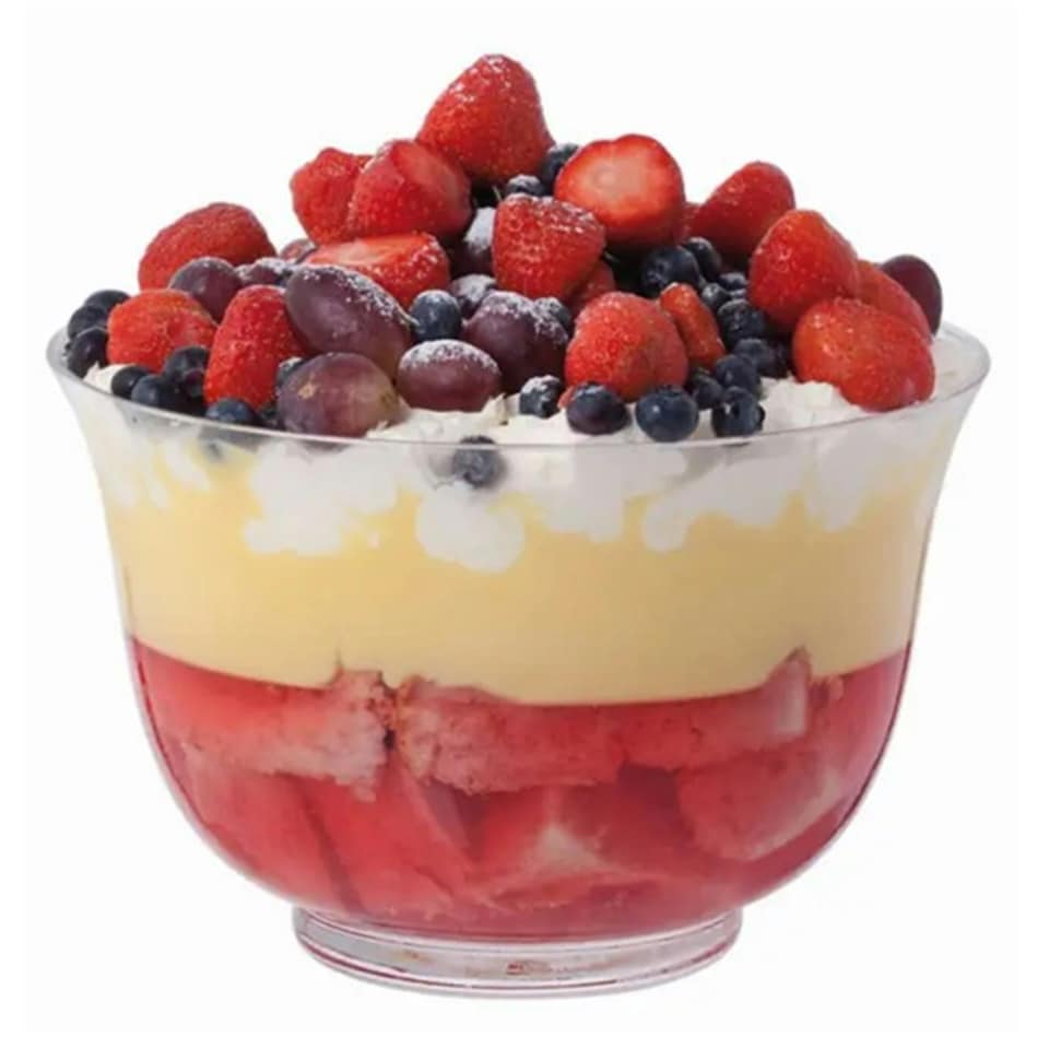 image 1 of Trifle Bowl: Dartington Crystal Fortuna Trifle Bowl Clear