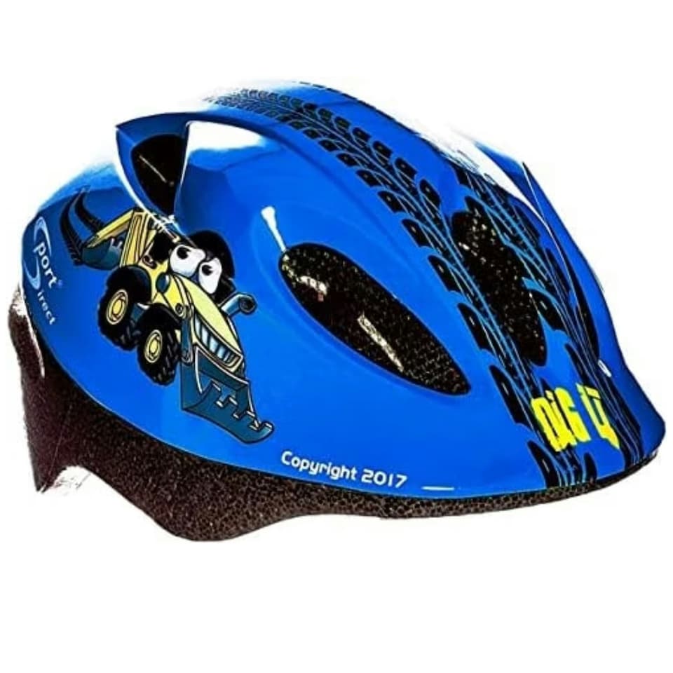 image 1 of Sport Direct 'Dig It' Bike/Bicycle Kids Helmet 48-52cm | Blue | S