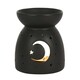 image 3 of Something Different Mystical Moon Cut Out Oil Burner - Black - One Size