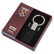 image 2 of West Ham United FC Leather Keyring - Black - One Size