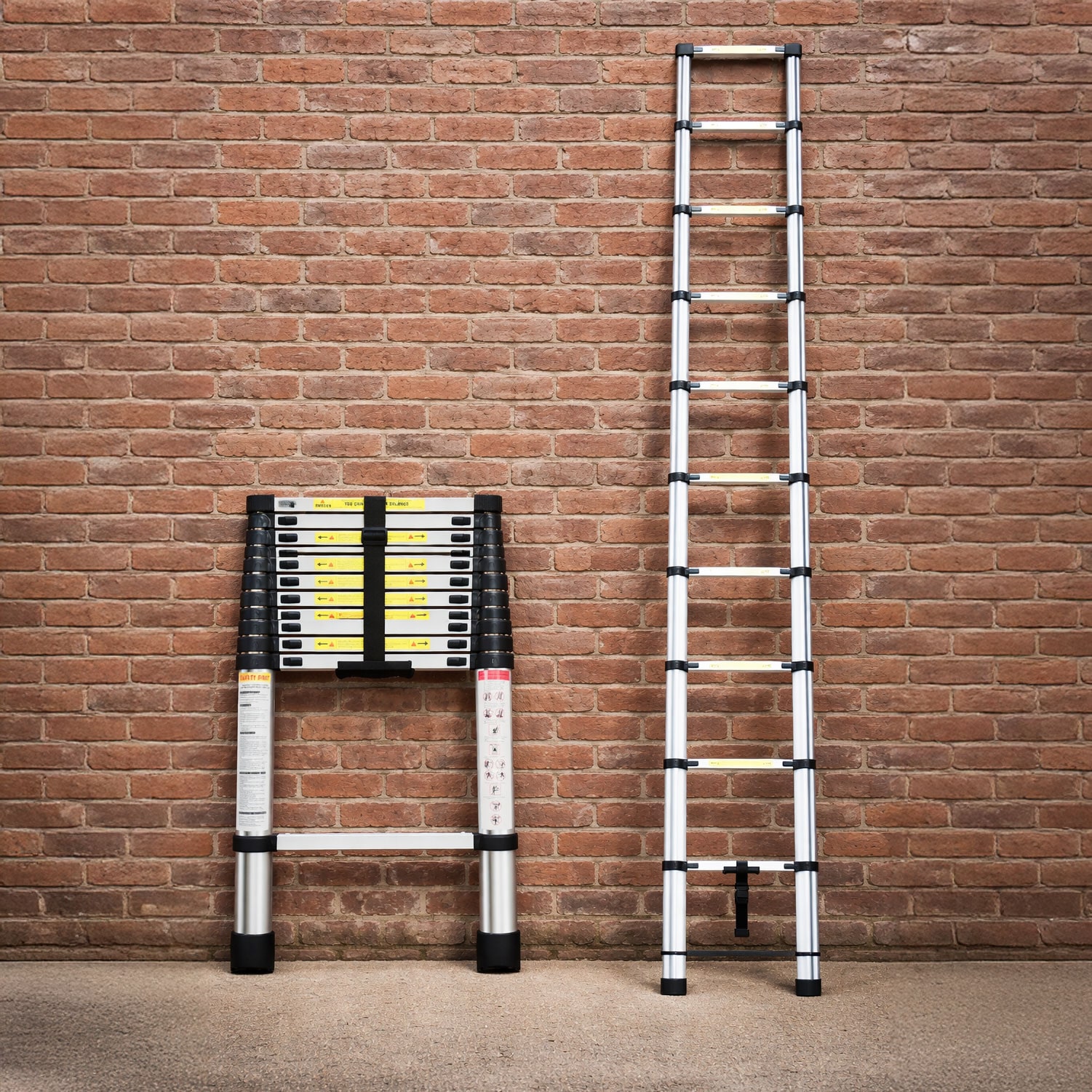 Neo 3.2M Extendable Portable Foldable Telescopic Ladder | Silver | 1