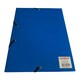 image 5 of Janrax A4 Blue Laminated Card 3 Flap Folder with Elastic Closure