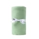 image 1 of Homescapes Organic Cotton Waffle Baby Blanket Sage Green - 90 x 112 cm Green