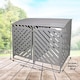 image 3 of Grey Wash Double Wheelie Bin Storage