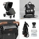 image 5 of Stomp Stride Prime Stroller - Birth to 22kg, Extra-Large Seat, Multi-Terrain Wheels, Raincover, Footwarmer, Cupholder, Buggy Organiser & More (Charcoal Grey)