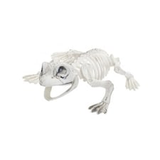 Frog Skeleton Halloween Plastic Prop Decoration 18cm
