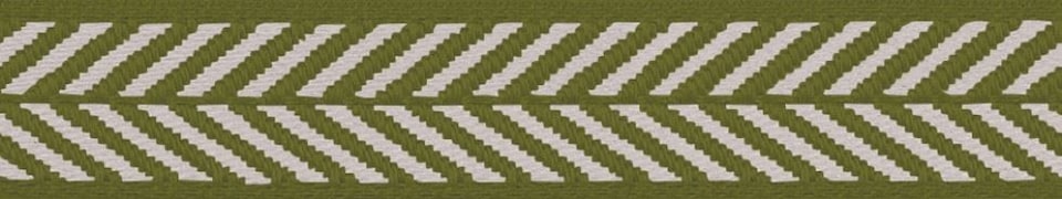 Berisfords Cypress 10mm Herringbone Woven Ribbon for Dressmaking - per metre