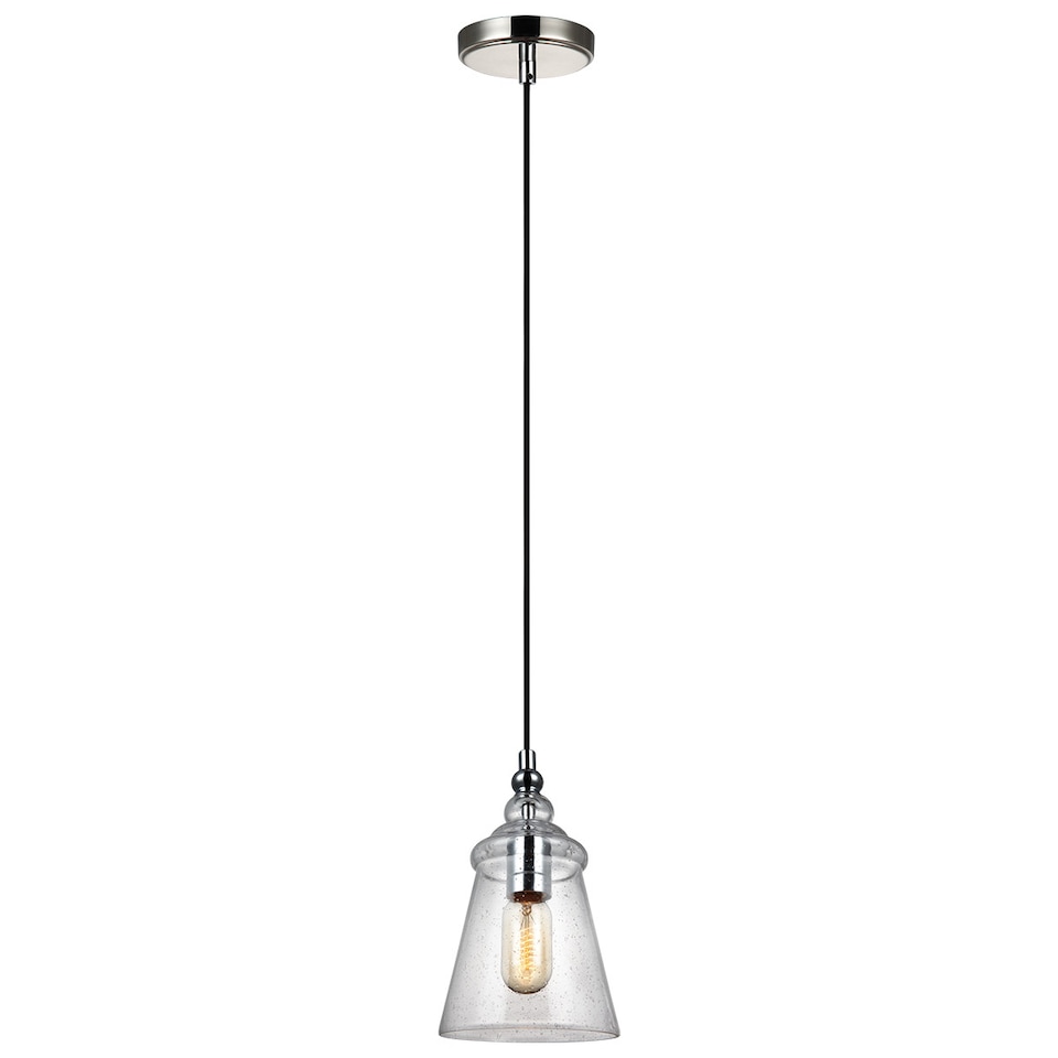 image 1 of Feiss Loras 1 Light Mini Pendant Chrome