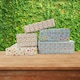 image 4 of 10 Sheets of Luxury Shapes Design Gift Wrap and Tags - New Born Baby, Birthday, Christening, Christmas etc