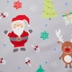 image 4 of Fusion Elf & Santa Duvet Cover Set Grey
