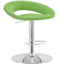 Serene Green Breakfast Bar Stool Height Adjustable Green