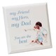 image 3 of My Friend My Hero My Dad plaque with verse by Jennifer Rose Father and son New Gift