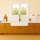 image 4 of Carrara White Gloss Metro Tiles (750 Pack-15 Box-15m2 Coverage)-Sink- Ceramic Wall Finish-Inspired by NYC Subway & SoHo Style