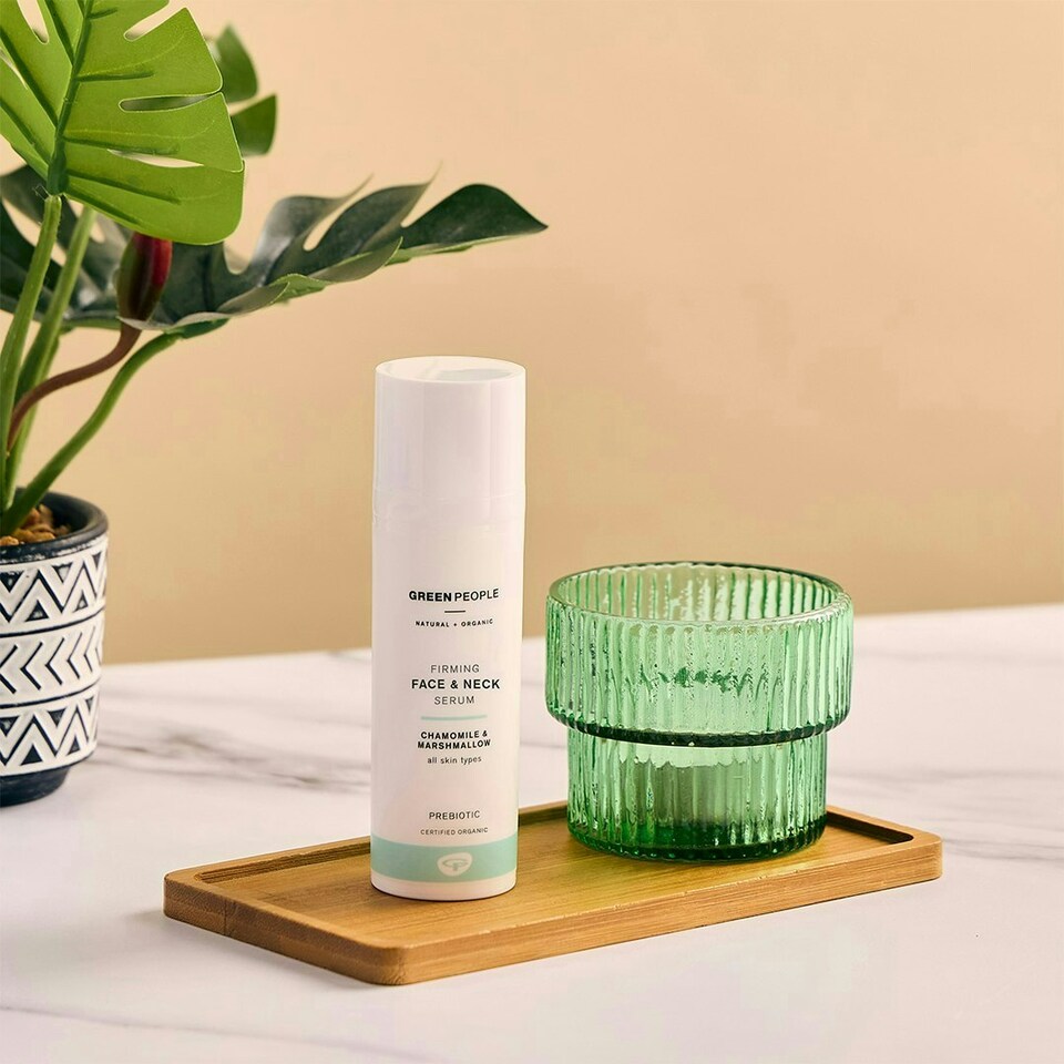 image 1 of Green People Firming Face & Neck Serum - Serum for All Skin Types - Paraben & Alcohol Free - Cruelty Free & Vegan, 50ml