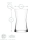 image 3 of LAV Derin Highball Glasses - 350ml - Clear - Pack of 6 Clear