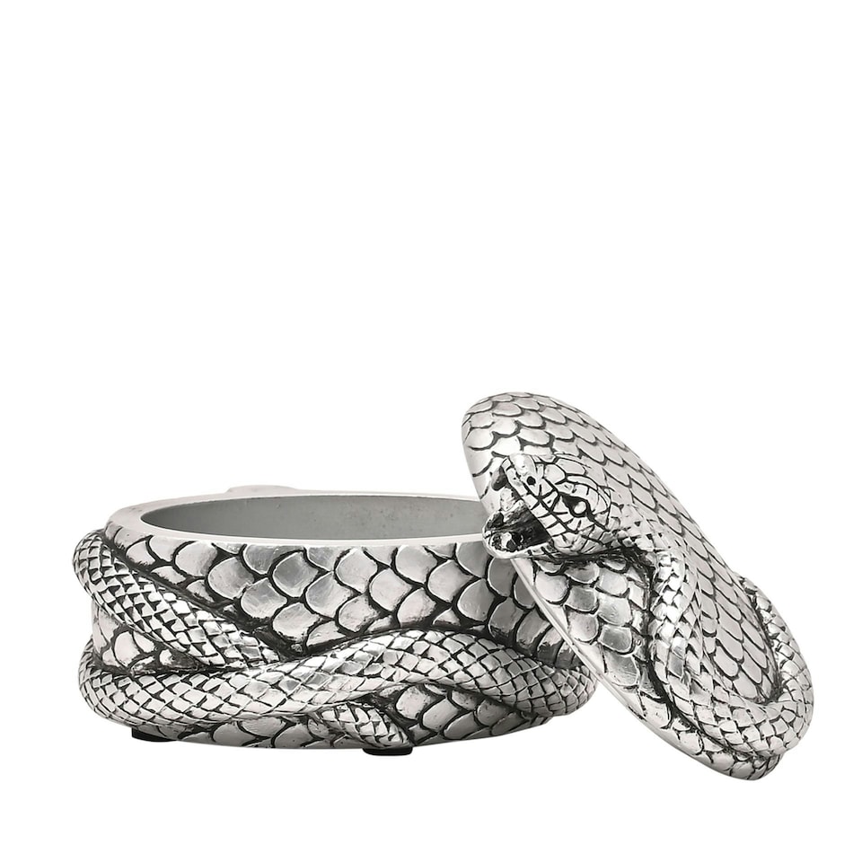 image 1 of Warner Bros Harry Potter Dark Arts Trinket Box - Nagini Silver