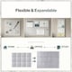 image 4 of Levede Felt Notice Board 12PCS Wall Tiles Pin Board Self Adhesive Grey 30x30cm