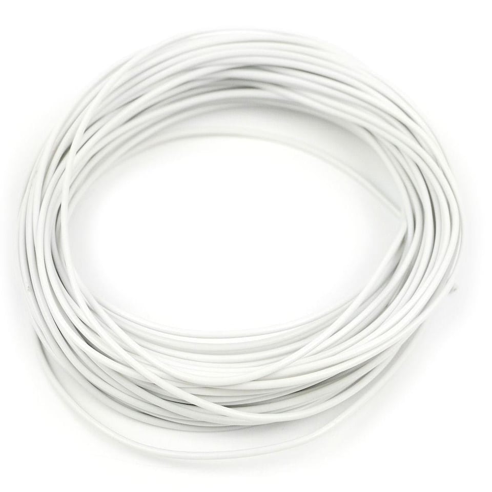 image 1 of Gaugemaster Electric White Wire (7 x 0.2mm) 10m