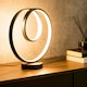 image 1 of ValueLights Infinity Black Loop Integrated LED Table Lamp