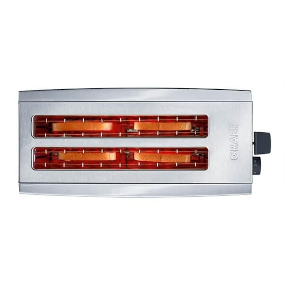 image 1 of Graef Stainless Steel 4 Slice Toaster