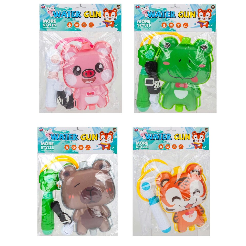 image 1 of vfm-estore Animal Backpack Water Gun Pistol - Compact 16cm x 22cm