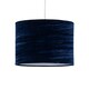 image 1 of Navy Blue Crushed Velvet 30cm Pendant Lightshade Blue