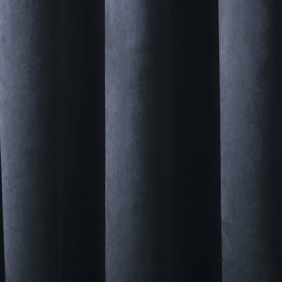 image 1 of Laurence Llewelyn-Bowen Montrose Eyelet Curtains Navy