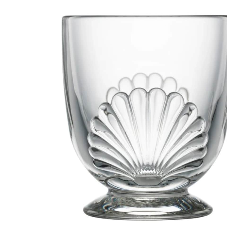 image 1 of Low Ball Glass: 1 x 250ml La Rochere Belle Ile Footed Tumbler , Glass