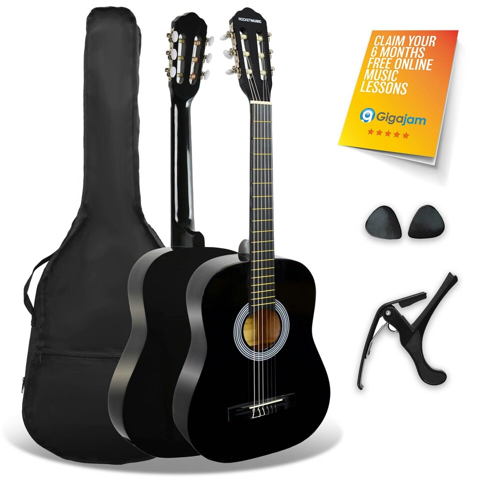 image 1 of XF 3/4 Size Classical Guitar Pack Blue