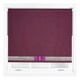 image 2 of FURNISHED Blackout Roller Blinds with Diamante Trim and Bow Cut to Size | Purple | Aubergine | (W) 120cm x (L) 165cm