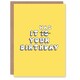 image 1 of Belated Correction Fun Joke Her Funny Birthday Card